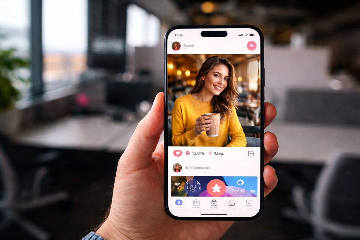 Mobile app development visual